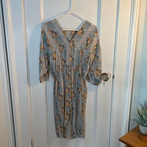 Light dress with geometric print… you’re sure to get noticed!